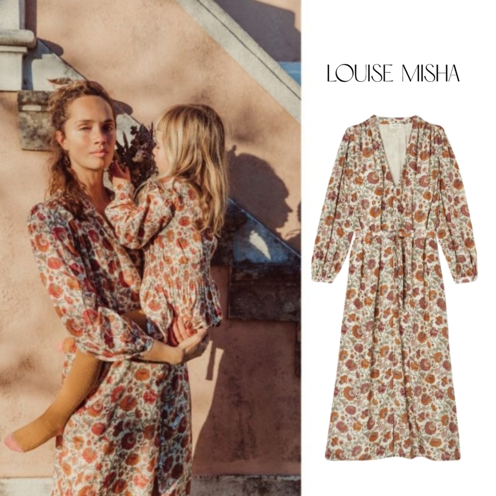 Silk Floral Maxi Dress